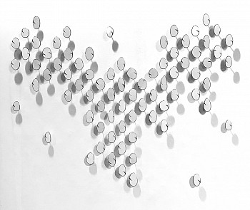 Carolina Sardi - Whites (Sold) 57 x 72 x 2 in.