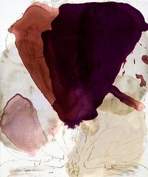 Dirk De Bruycker - Iolas Blue I 21 x 18 in.