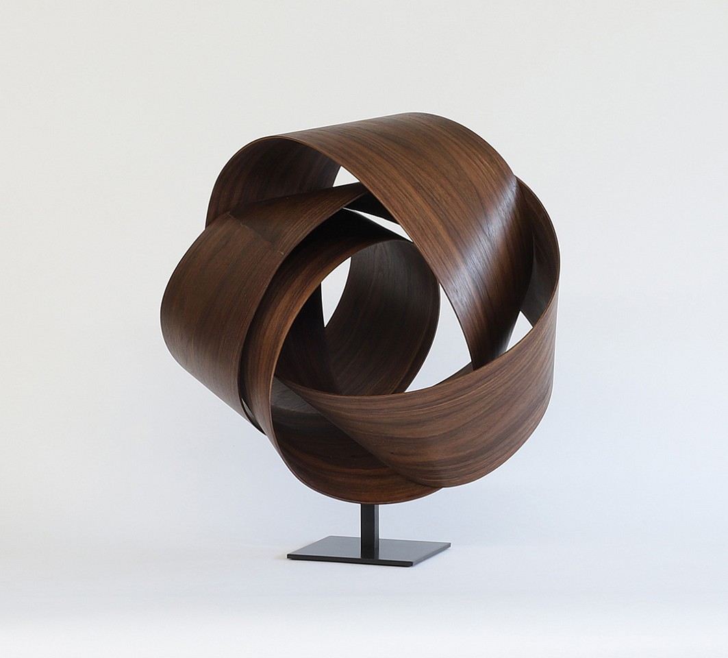 Jeremy Holmes, Walnut 5 (Sold)
Black Walnut on metal base, 23 x 14 x 20 in.