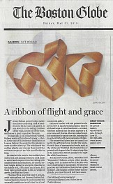 Jeremy Holmes News: Jeremy Holmes "A Ribbon of Flight and Grace", May 30, 2019 - Cate Mcquaid for The Boston Globe