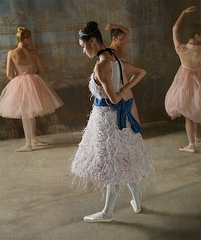 Ken Browar & Deborah Ory - Misty Copeland (After Degas, "Dancer") 50 x 42 in.
