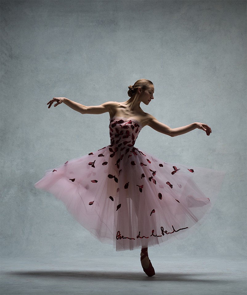 Ken Browar &amp; Deborah Ory, Christine Shevchenko 
Dye sublimation print on aluminum, 50 x 42 in.
Dress by Oscar de la Renta