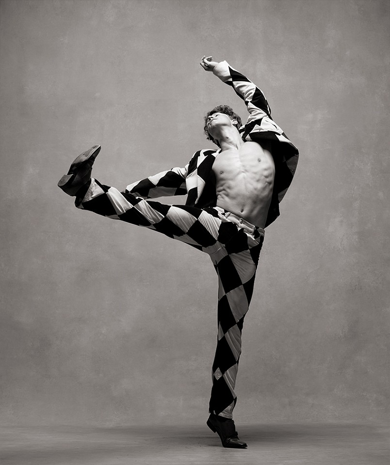 Ken Browar &amp; Deborah Ory, Ben Freemantle
Archival pigment print on fiber paper, 24 x 20 in.
Principal, San Francisco Ballet, vintage suit by Moschino