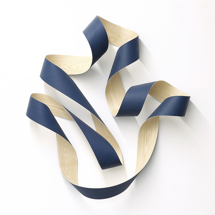 Jeremy Holmes, Untitled Blue (Sold)
Painted white ash, 56 x 50 x 15 in.