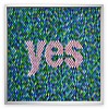 combe green yes 33x33 framed