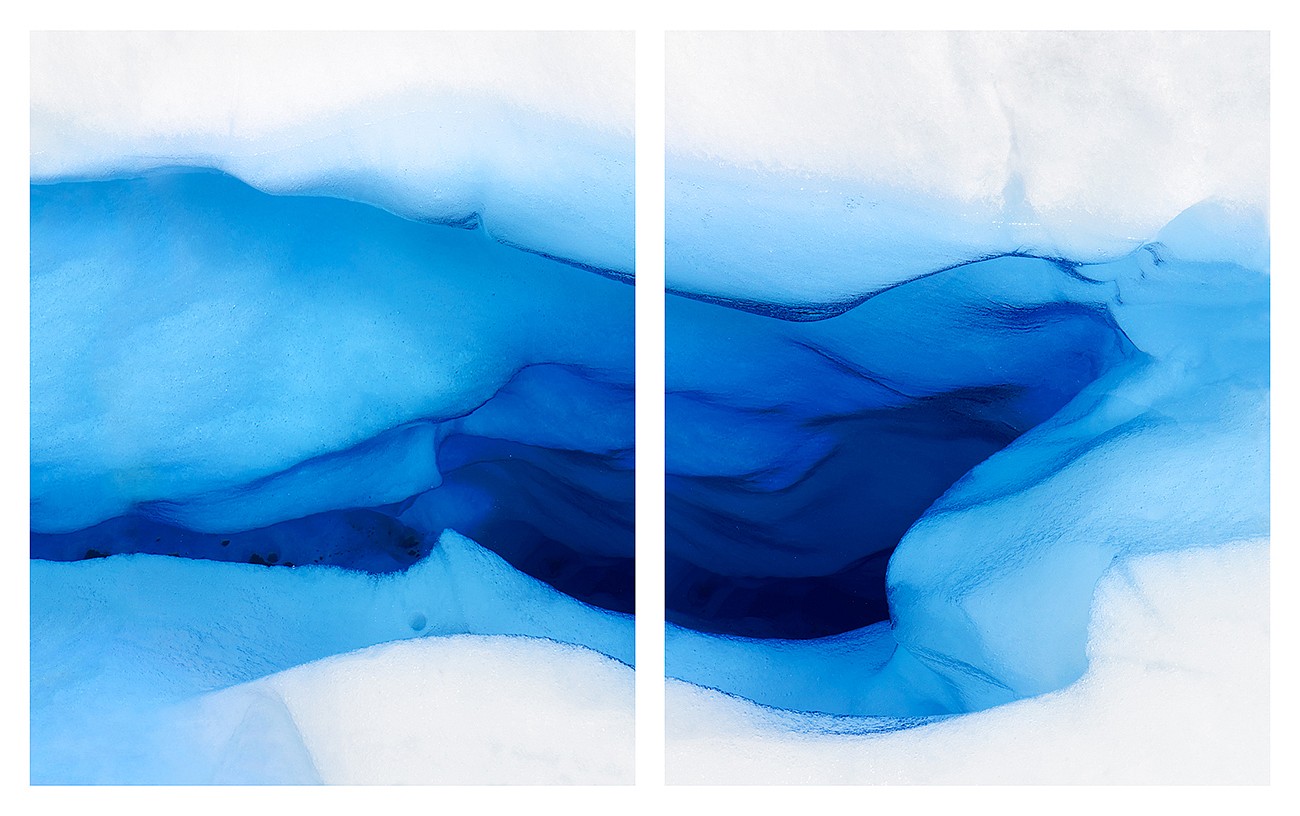 Jonathan Smith, Glacier #22 (diptych)
Chromogenic print, 30x48", 40x64", 50x80", 70x112"
