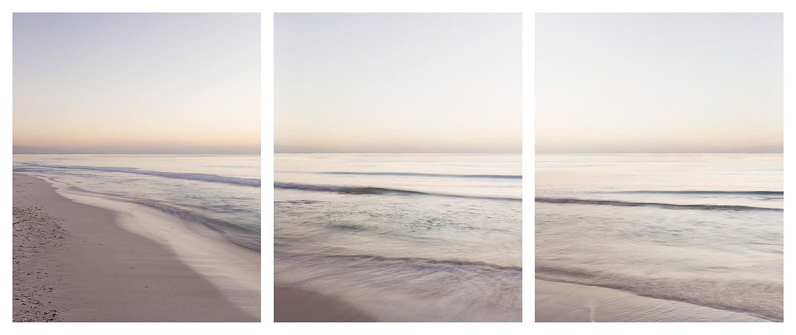 Jonathan Smith, Ocean at Dusk (triptych)
Chromogenic print, 40x97", 50x120"