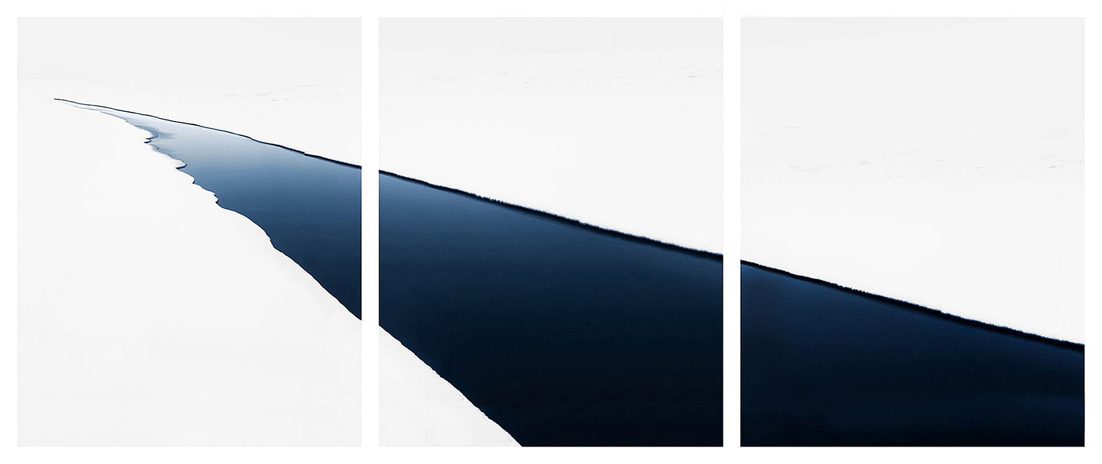 Jonathan Smith, Stream #43 (triptych)
Chromogenic print, 30x72", 40x97", 50x120", 70x168"