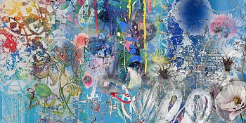 Irene Mamiye - Nobody Tells It Like You Do 36 x 72 in.