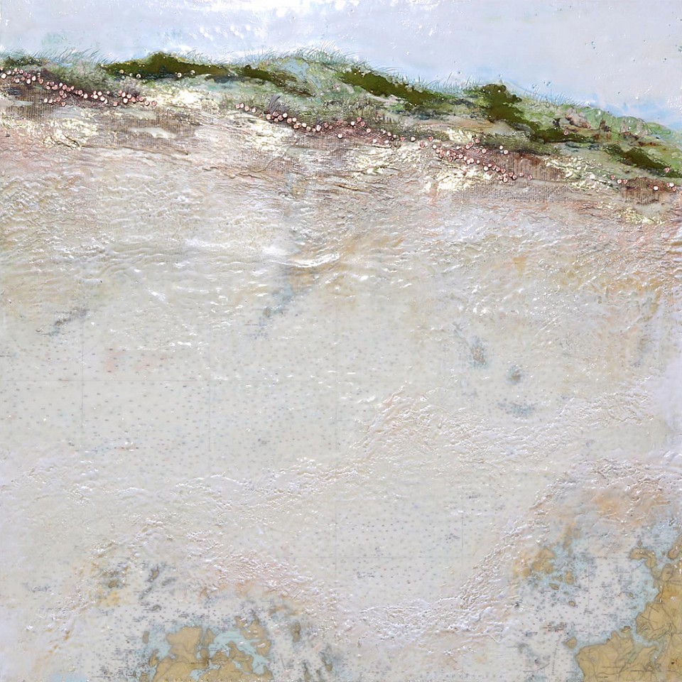 Robin  Luciano Beaty, Aluvium No. 4 (Sold)
Encaustic & mixed media on panel, 36 x 36 in.