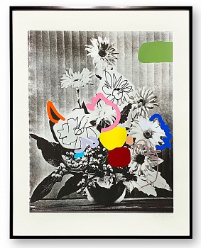 Work: Vintage Bouquet (in rainbows) 50 x 39 inches framed, 
edition no. 14/15