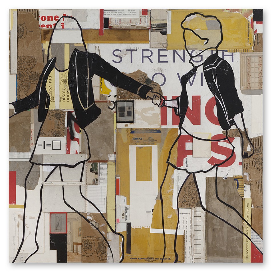 Jane Maxwell, Strength
Mixed media on panel, 48 x 48 x 2 in.