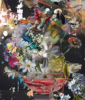 Irene Mamiye - Homage Still Life 6589 28 x 24 in.