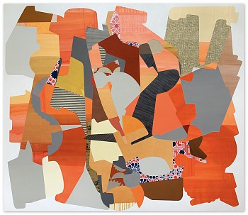 Aaron Wexler - Resistance Party 66 x 77 in.