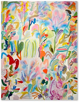 Sarah Giannobile - London Garden 52 x 40 in.