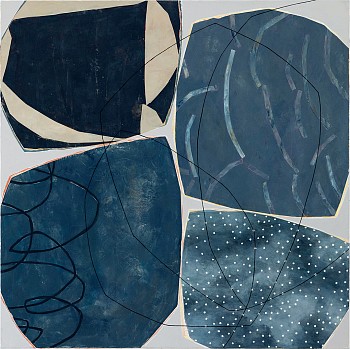 Karine Leger - Recurring Dream II (Sold) 36 x 36 in.