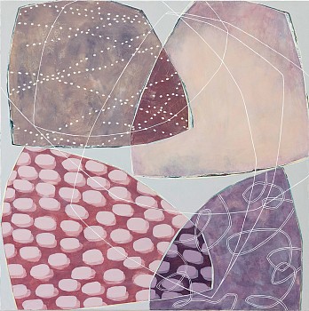 Karine Leger - Recurring Dream III (Sold) 36 x 36 in.