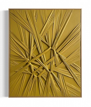 Niina Kratz - Wrap Me In Your Warm Embrace (Sold) 40 3/8 x 33 inches framed