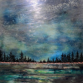 Robin Luciano Beaty - Empyrean 36 x 36 in.