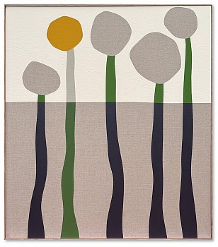 Francois Bonnel - Rock and Balloon 55 1/8 x 47 1/4 in.