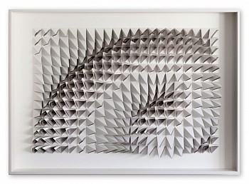 Anna Kruhelska - Untitled 251 (Sold) 28 x 40", (art may be oriented horizontally or vertically) Framed with non-reflective glassha