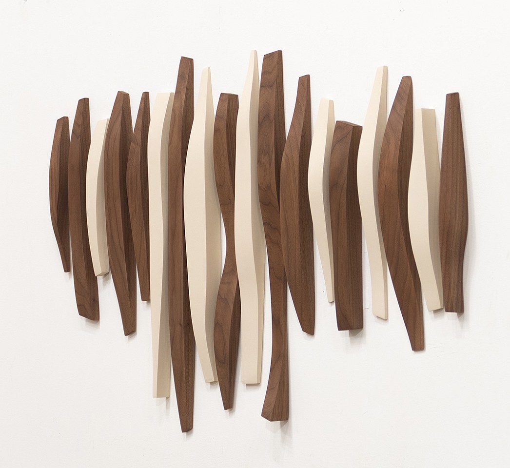 Pascal Pierme, Origines Tribe 1
Walnut, 22 1/2 x 35 in.