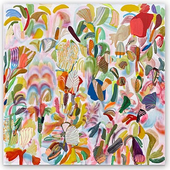 Sarah Giannobile - Snapdragons 2 60 x 60 in.