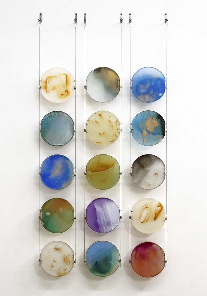 Carrie McGee, Floating Into Orbit (Sold)
Mixed media on acrylic panel, 68 x 34 x 4 in.