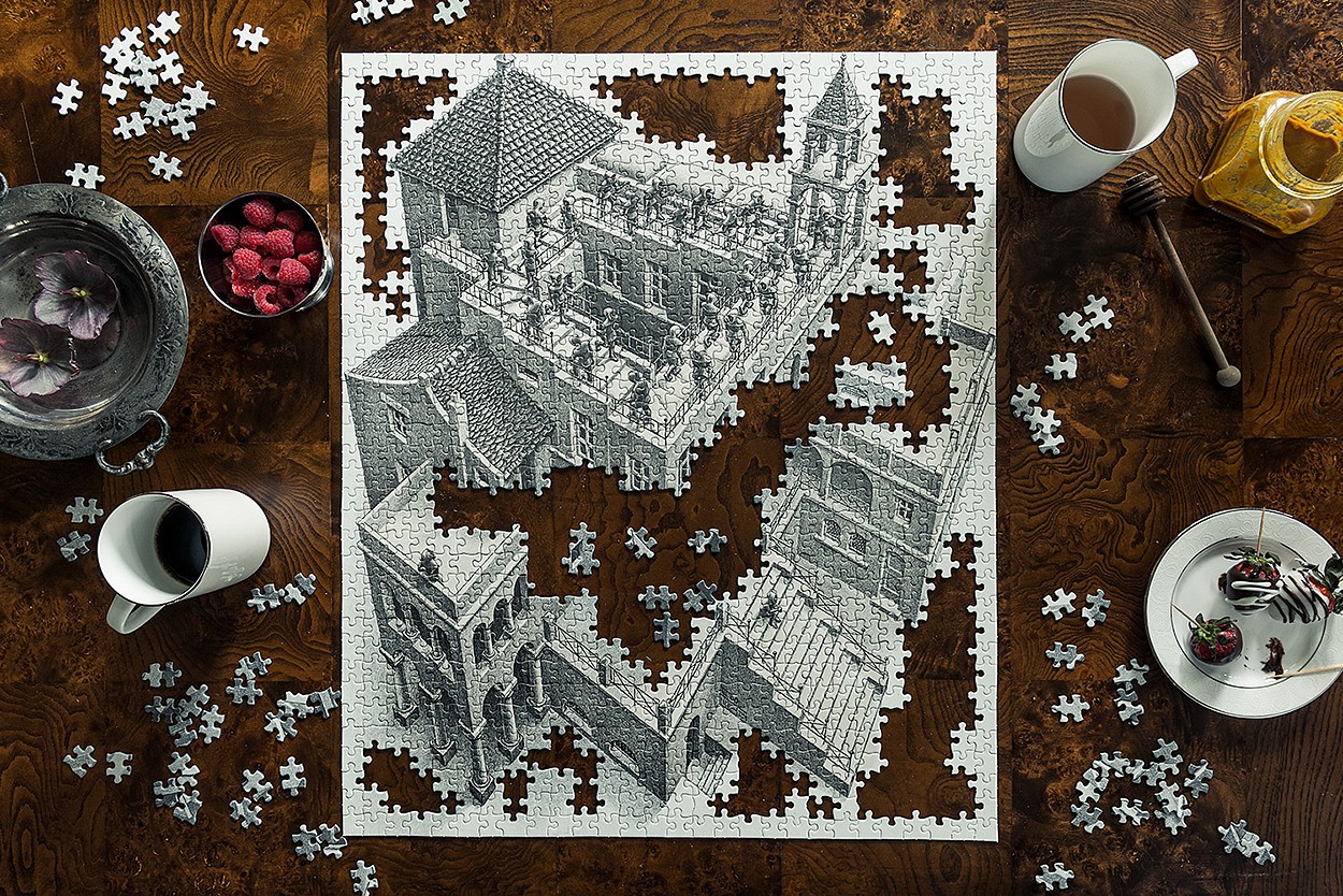 Christos Palios, Insanity Among Catharsis with Escher
Archival pigment print on paper, edition offered in 4 sizes