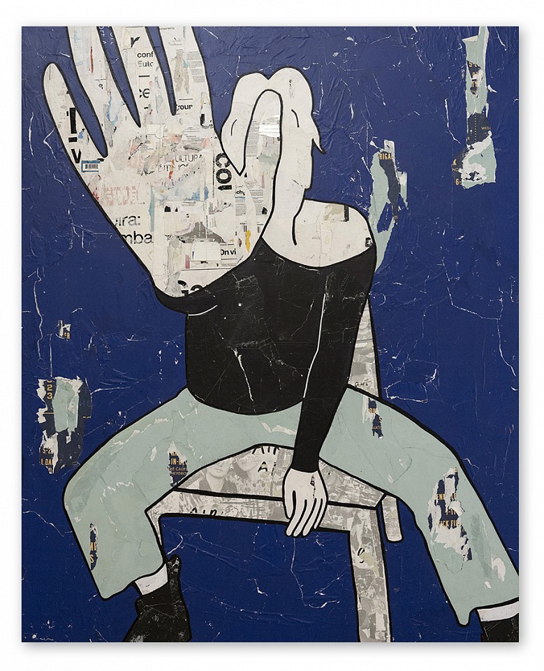 Jane Maxwell, In Your Face
Mixed media on panel, 60 x 48 in.
