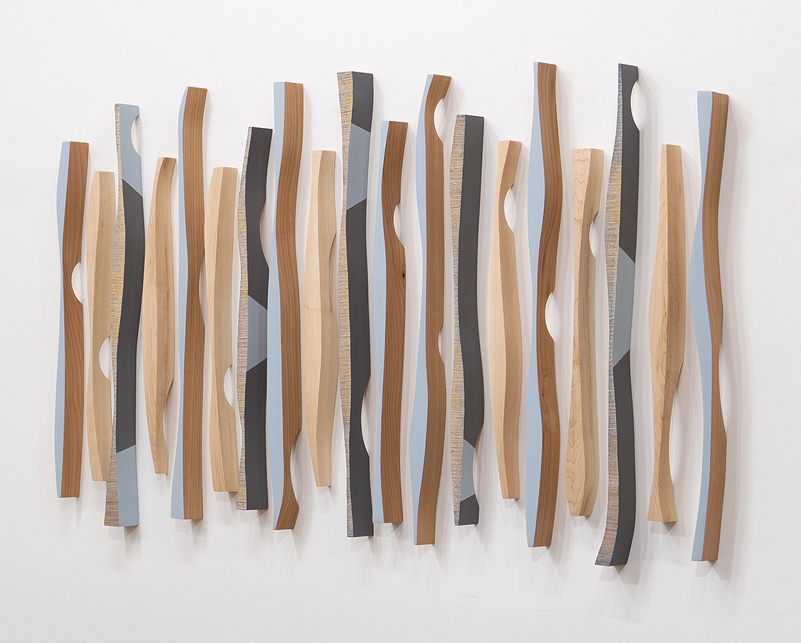 Pascal Pierme, Origines Blue on Me 1
Alder & Maple, 31 x 56 in.