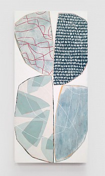 Karine Leger -&nbsp;In Conversation #4 50 x 24 in.