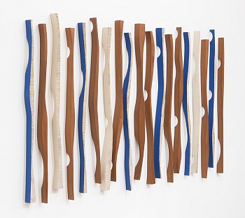 Work:&nbsp;Pascal Pierme Origines Blue on Me 2 46 1/2 x 73 in.