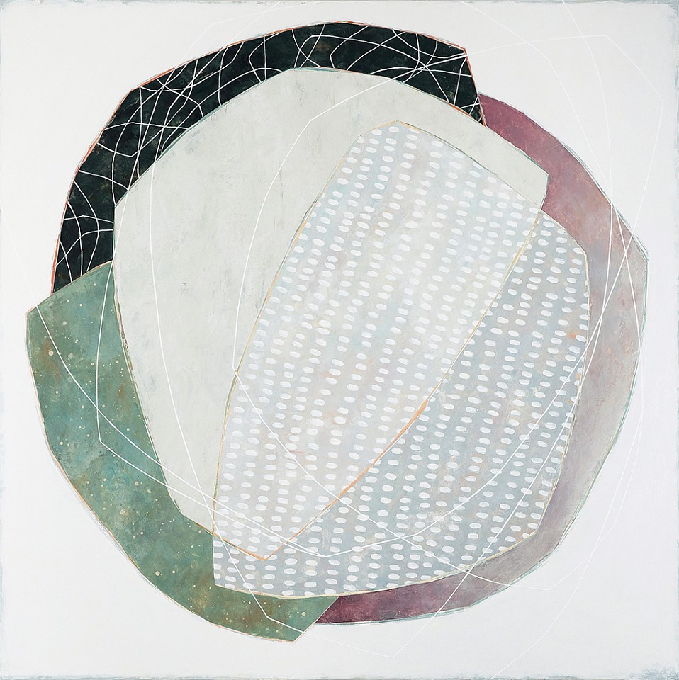 Karine Leger, Keeping You Close 35
Acrylic & mixed media on canvas, 40 x 40 in.