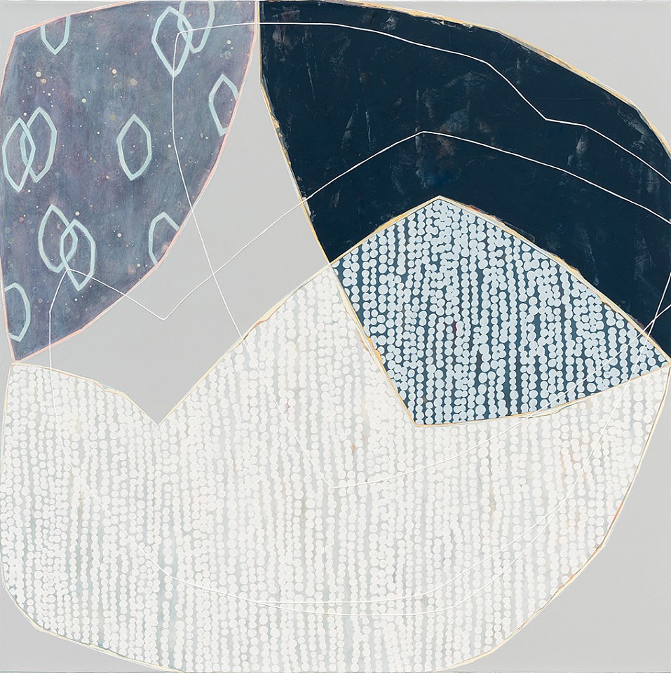 Karine Leger, To the Waterfall
Acrylic & mixed media on canvas, 36 x 36 in.