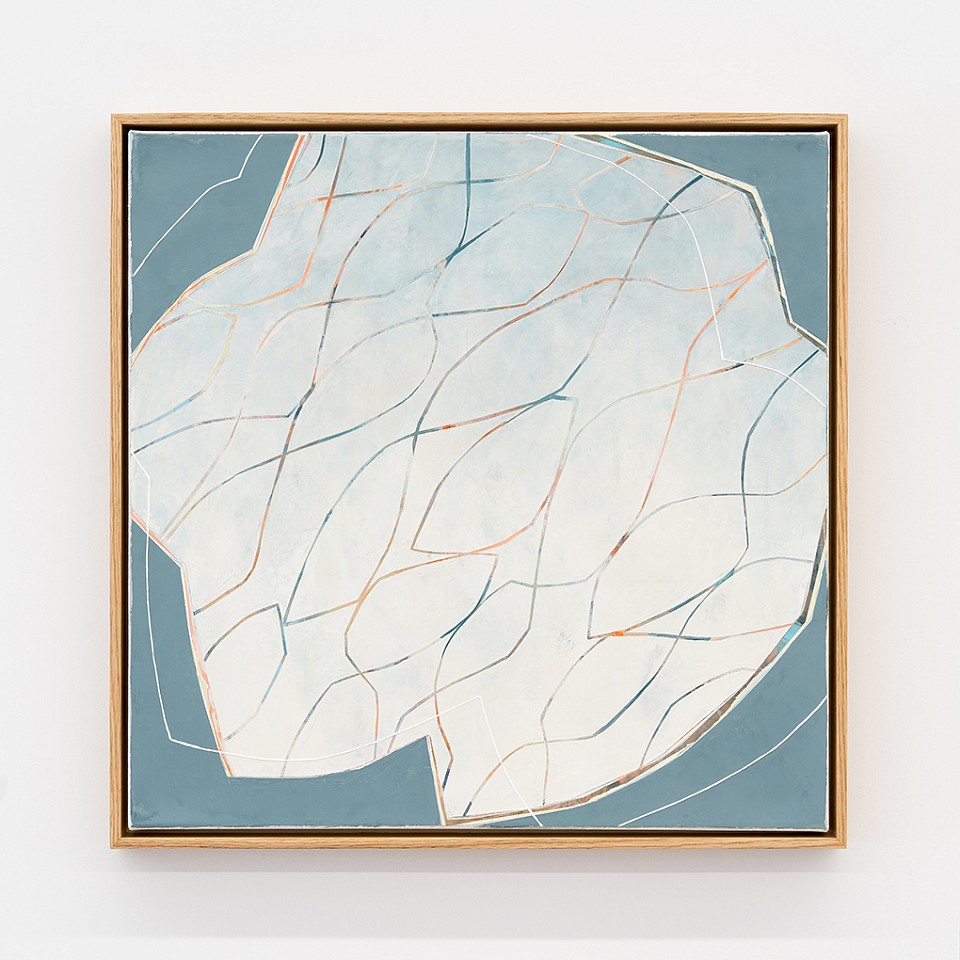 Karine Leger, Vue du Ciel No. 1
Acrylic on canvas, 25 1/4 x 25 1/4 in. framed