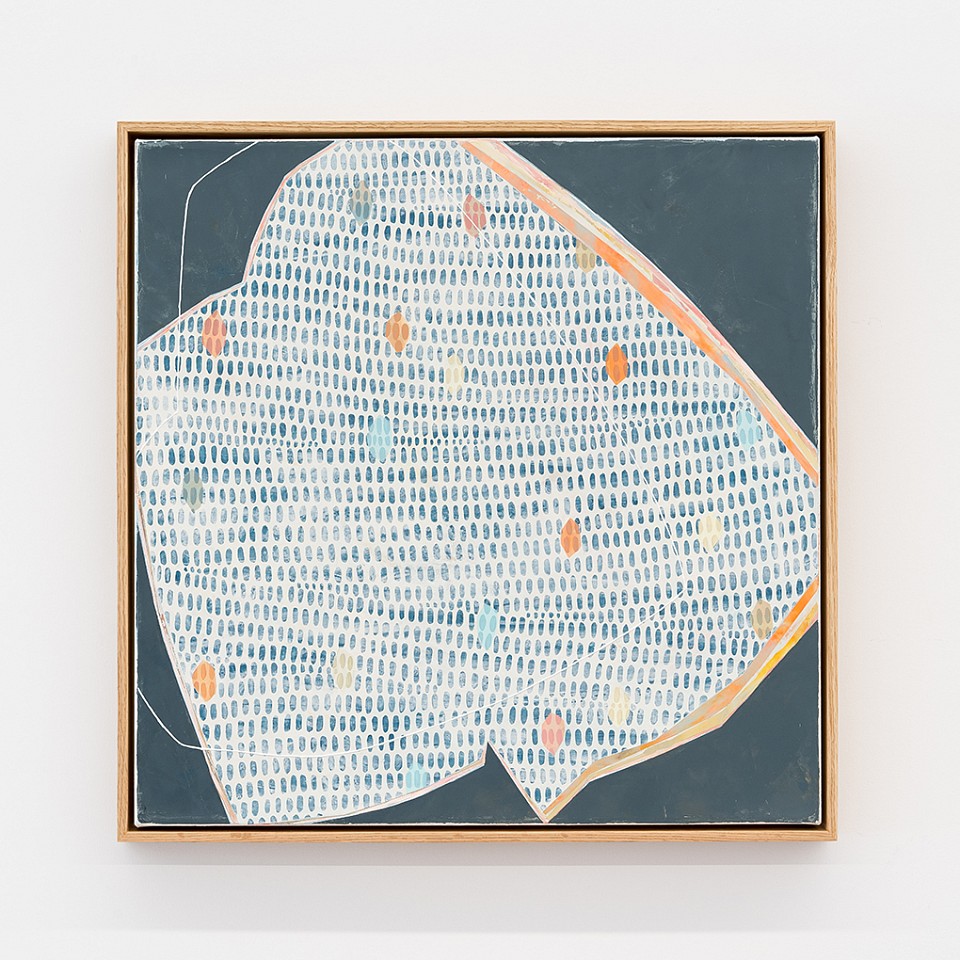 Karine Leger, Vue du Ciel No. 2
Acrylic on canvas, 25 1/4 x 25 1/4 in. framed