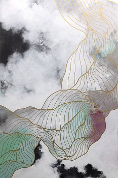 Tracie Cheng -&nbsp;When the Time Comes 60 x 40 in.