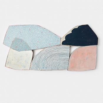Karine L&eacute;ger -&nbsp;Trajectoire 21 x 42 x 1 1/4 in.