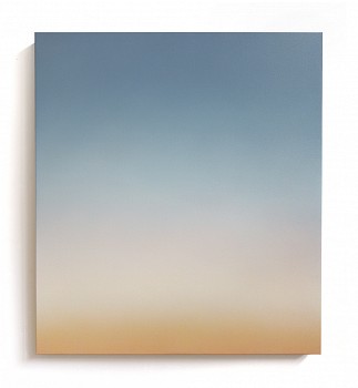 Lindsy Halleckson -&nbsp;Skywatching: Both a Wave and a Particle (Cuttyhunk, Civil Dusk Sept. 2025) 40 x 36 in.