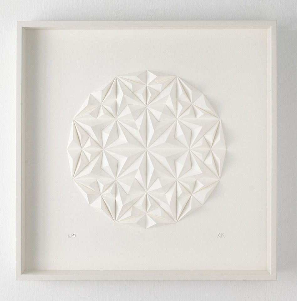 Anna Kruhelska, Untitled 28
Hand-folded archival paper, 20 x 20 inches framed